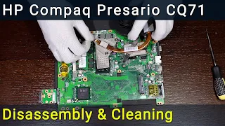 HP Compaq Presario CQ71 Disassembly, Fan Cleaning, and Thermal Paste Replacement Guide