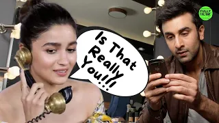 Alia Bhatt is shocked to hear Ranbir Kapoor's voice!!