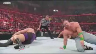 (September 28, 2009) Raw: John Cena vs. Randy Orton, Chris Jericho & Big Show - Gauntlet Match