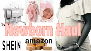 SHEIN and AMAZON newborn baby haul | baby haul review | new mommy