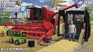 @kedex broke the HARVESTER while harvesting BARLEY | Ellerbach | Farming Simulator 22 | Episode 20