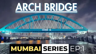 India’s longest arch bridge takes shape! : Arch #bridge in #mumbai #infrastructure #sealink #infra