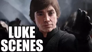 STAR WARS BATTLEFRONT 2 - Luke Skywalker Scenes