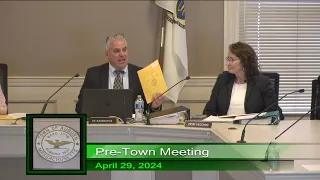 Pre-Town Meeting Q&A - April 29, 2024