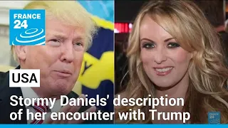 Stormy Daniels describes meeting Trump during occasionally graphic testimony in hush money trial