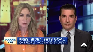 Dr. Scott Gottlieb: President Joe Biden's July 4 vaccine goal is 'probably achievable'