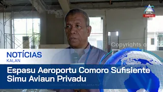 Espasu Aeroportu Internasionál NL Comoro Sufisiente Hodi Simu Aviaun Privada Durante Vizita Amu Papa