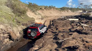 Day2 K’gari (Fraser island) ngkala, sandy cape, waddy point, champagne pool. With Kuya neil Lagalag