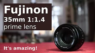 Fuji XF 35mm 1:1.4 prime lens - sharpness, examples, opinion, review
