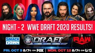 WWE Draft 2020 Night - 2 Full Results!