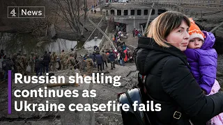 Ukraine conflict: Russia continues shelling after ceasefire agreement fails