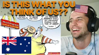 American reacts to 'What Australians Think of America'