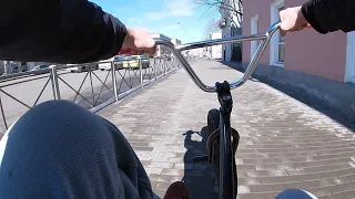 GoPro BMX Street - Первая весенняя вылазка **УТОНУЛ В ЛУЖАХ**