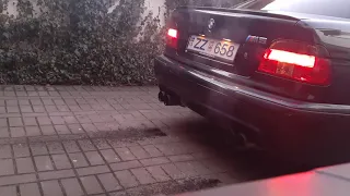 BMW M5 e39 BRUTAL SOUND exhaust