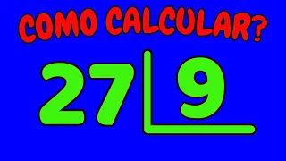 COMO CALCULAR 27 DIVIDIDO POR 9?| Dividir 27 por 9