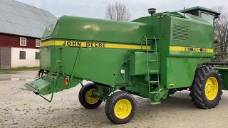 Köp Skördetröska John Deere 1155 med 12 fots bord på Klaravik