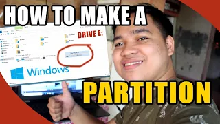 HOW TO MAKE A PARTITION IN WINDOWS - FULL TUTORIAL