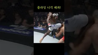 극육덩어리 싸움꾼의 플라잉니킥 KO ㄷㄷ