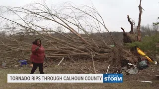 Two tornadoes touch down in Michigan during rare February severe storms