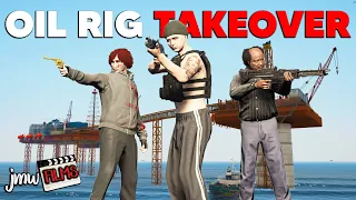 HOBO ARMY DEFENDS OIL RIG! | GTA 5 Roleplay | PGN # 335