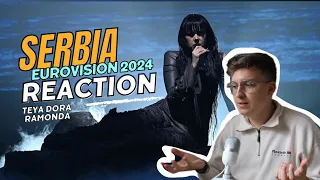 🇷🇸REACTION SERBIA I EUROVISION 2024 I TEYA DORA - RAMONDA I OFFICIAL MUSIC VIDEO