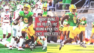 Tampa Bay Buccaneers Rookie RB BUCKY IRVING 2023 Highlights | 2024 NFL Draft