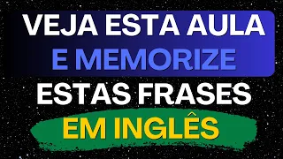 Aprenda a falar inglês para conversação montando frases. Inglês com frases. #65