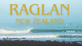 ニュージーランド Raglanでサーフィン　2-4 ftのファンウェーブ （日本語）Japanese