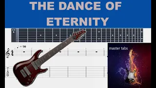 THE DANCE OF ETERNITY | DREAM THEATER |Guitar Tab| #Mastertabs#BestFreeYoutubeMusic#FREE GUITAR TABS