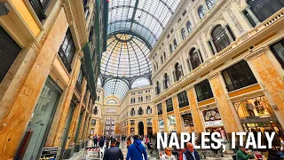 🇮🇹 Naples Italy Walking Tour [02] with Captions - 4k 60fps Virtual Treadmill Workout - City Walks