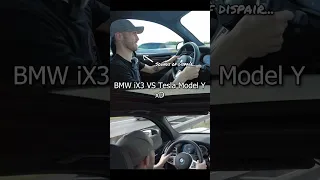 TESLA MODEL Y VS BMW iX3 - Wie schnell geht der BMW iX3 auf der Autobahn?