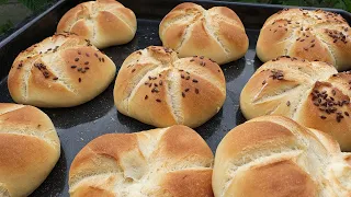 💯 BEST HOMEMADE AUSTRIAN BREAD ROLLS👌 YOU WILL NEVER BUY THEM AGAIN❗😉