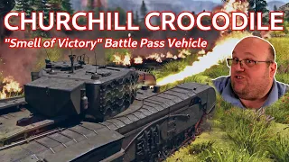 Fire breathing! ~ 🇬🇧 Churchill Crocodile Devblog ["Smell of Victory" Battle Pass]