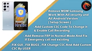 Remove MDM Samsung All Model 2022 | All security | All Android Version | By Griffin-Unlocker