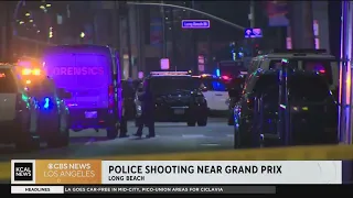 Long Beach shooting suspect shot by police near Grand Prix