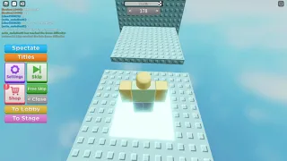 Roblox: [⭐UPDATE!⭐] No Jumping Difficulty Chart Obby Stages 178-179