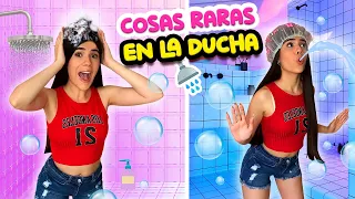 COSAS extrañas que TODOS hemos hecho al ducharnos 🫧🤣🚿 | Ani Cat😻