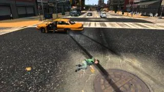 Funny accidents and crashes_720p GTA IV