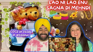 Punjabi Reaction On Goge Ne Kiti Apne Veer De Vyah Di Tyaari ll Mehndi Da Samaan Len Aya Goga :P :P