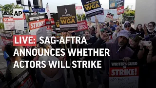 LIVE | SAG-AFTRA President Fran Drescher announces that Hollywood actors will strike