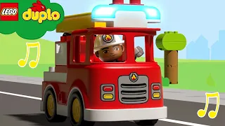 LEGO Firetruck Song | Hometown Heroes | Duplo Nursery Rhymes | Cartoons and Kids Songs