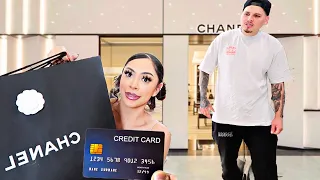 USED HIS CREDIT CARD TO BUY THE MOST EXPENSIVE CHANEL BAG!