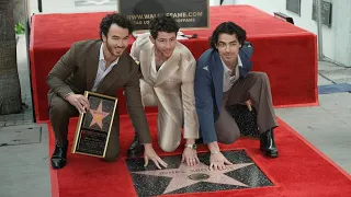 The Jonas Brothers unveil star on the Hollywood Walk of Fame | AFP