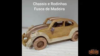 Como fazer fusca miniatura de madeira