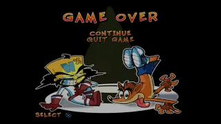 Crash Twinsanity Game Over Screens