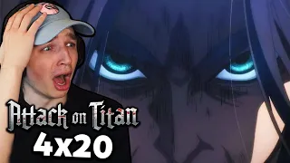 EREN KNEW ALL ALONG?! | Attack on Titan Season 4 Episode 20 FIRST REACTION!! Memories of the Future