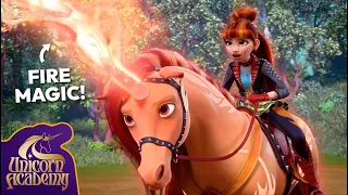 The BEST Fire Magic Unicorn Moments 🔥 | Unicorn Academy | Cartoons for Kids