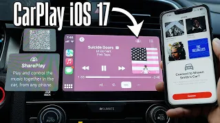 iOS 17 CarPlay USEFUL New Features & Changes! - SharePlay, Siri & more