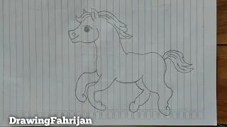 Drawing Horse, How To Draw A Horse Step By Step