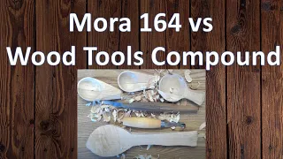 Mora 164 Hook Knife Compared to Robin Wood Wood Tools compound Hook Knife
